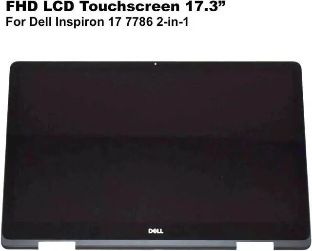 Alt view image 2 of 8 - Dell Inspiron 7786 2-IN-1 17.3" Touch Full HD LCD Screen Complete Assembly 7WK01 Laptop LCD Screens & Digitizers