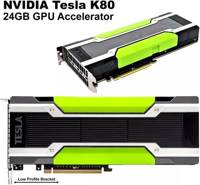 Alt view image 4 of 6 - HP J0G95A Nvidia Tesla K80 - Gpu Computing Processor - 2 Gpus - Tesla K80 - 24 Gb Gddr5 - Pci Express 3.0 X16 - Fanless