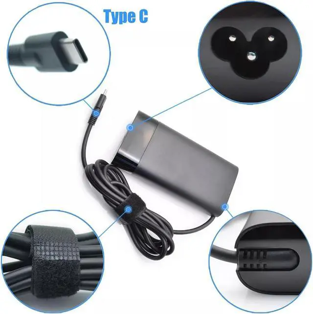 Alt view image 4 of 8 - 904144-850 ADP-90FE B Genuine HP Elitebook 1040 G4 TPN-DA08 90W AC Power Adapter 904082-003 AC / DC Power Adapters