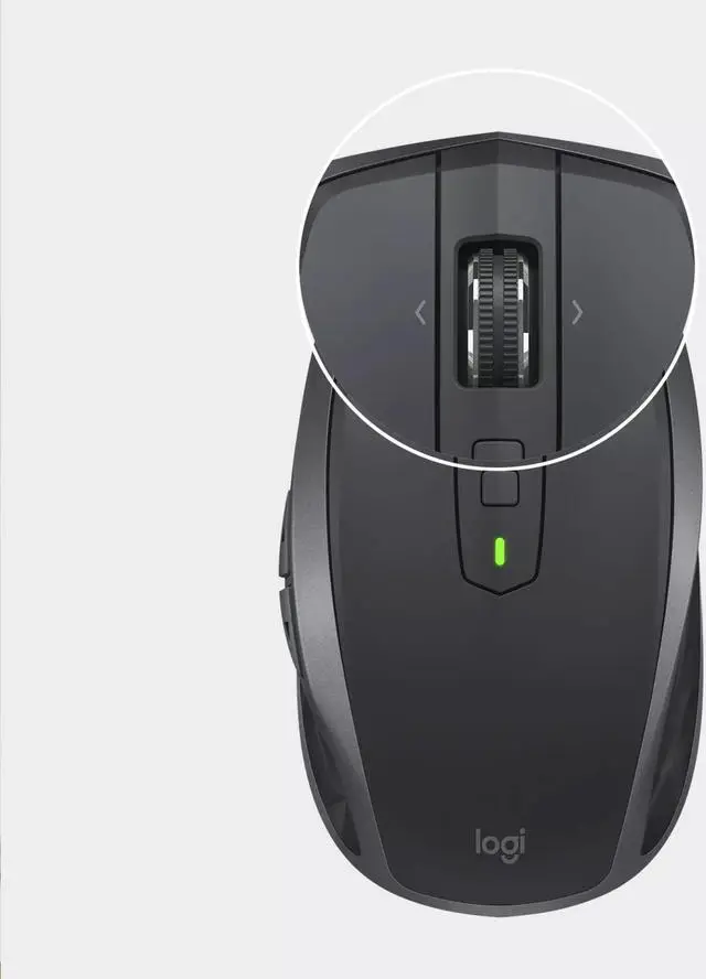 Alt view image 3 of 7 - logitech - MX Anywhere 2S Wireless Laser Mouse - Black