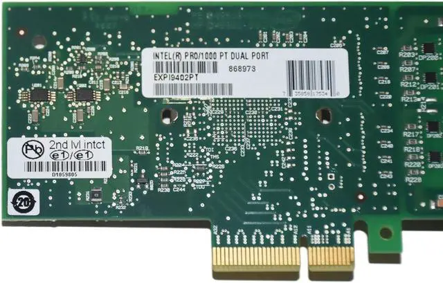 Alt view image 4 of 7 - Dell EMC 1Gb Dual Port FC PCle Network Interface Card P-X-1G-2PC-G