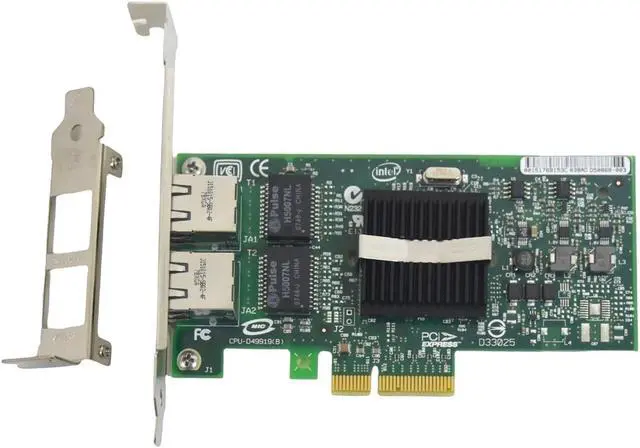 Alt view image 2 of 7 - Dell EMC 1Gb Dual Port FC PCle Network Interface Card P-X-1G-2PC-G