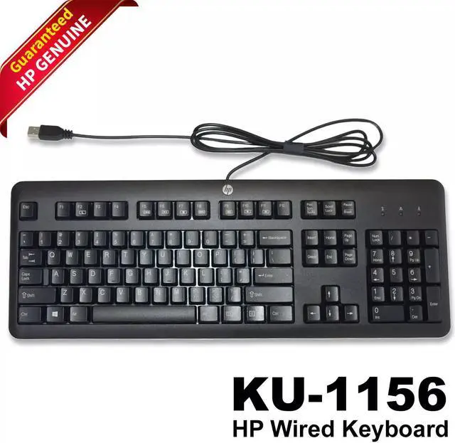 Alt view image 3 of 7 - Genuine HP black keyboard Model / Part 672647-003 KU-1156 SK-2015/2025