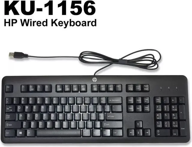 Alt view image 5 of 7 - Genuine HP black keyboard Model / Part 672647-003 KU-1156 SK-2015/2025