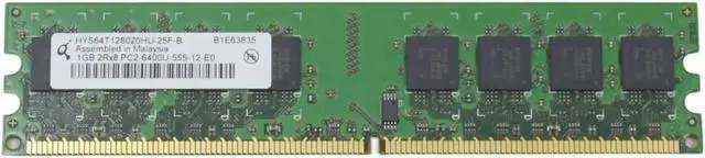 Alt view image 5 of 8 - Dell 1GB 2Rx8 PC2-6400U 800Mhz DDR2 DIMM Memory Module XG691