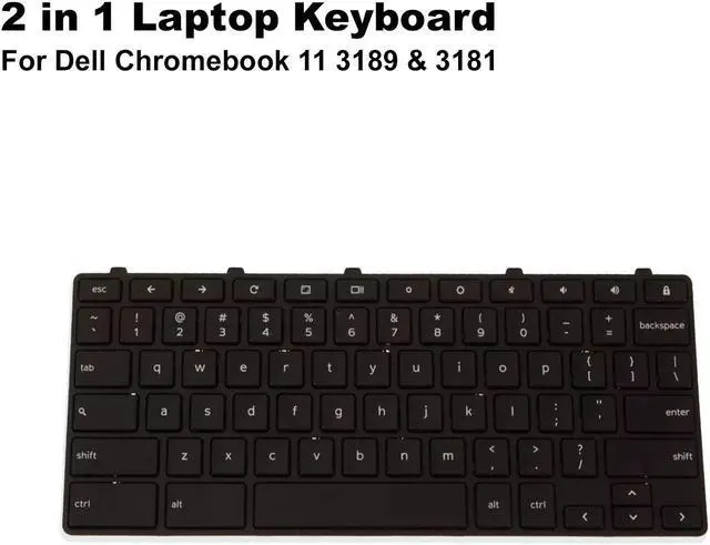 Main image of Dell Chromebook 11 3181 3189 2-in-1 US Black Keyboard 05XVF4 HNXPM