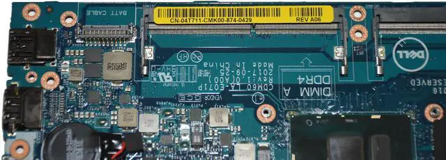 Alt view image 5 of 7 - Dell Latitude 5280 Intel Core i5-7300U 2.60 GHZ Laptop Motherboard 4T711
