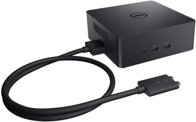 Alt view image 7 of 7 - Dell Precision Dual USB-C Thunderbolt Dock TB18DC Docking Station, with 240 Watt Power Adapter