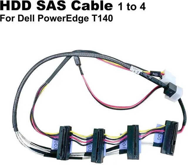 Main image of Dell PowerEdge T140 H330 H730 SAS Cable KFXNG