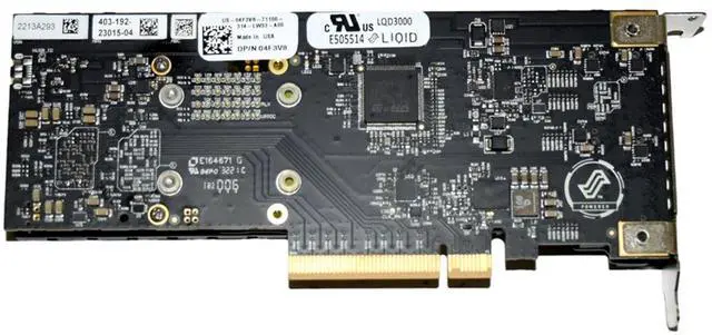Alt view image 2 of 6 - Dell Liqid Element LQD3000 6.4TB PCIe 3.0 x8 NVMe HHHL LP AIC SSD Drive 4F3V8