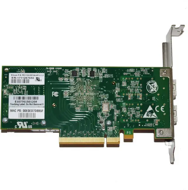 Alt view image 2 of 6 - Dell Intel X520-DA2 2-Ports 10Gb/s SFP PCI Express High Profile Network Adapter 0T6CG9