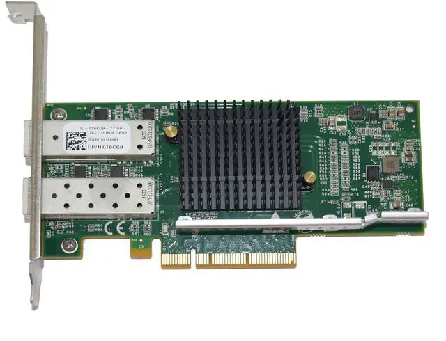 Alt view image 3 of 6 - Dell Intel X520-DA2 2-Ports 10Gb/s SFP PCI Express High Profile Network Adapter 0T6CG9