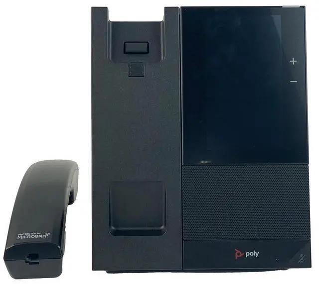 Alt view image 2 of 4 - Polycom 2200-49720-001 CCX 500 OpenSIP VoIP Phone With Power Supply - Touchscreen - Bluetooth - Android 9.0 Pie - Microsoft Teams - Black