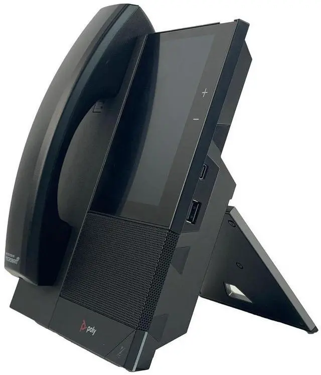 Alt view image 3 of 4 - Polycom 2200-49720-001 CCX 500 OpenSIP VoIP Phone With Power Supply - Touchscreen - Bluetooth - Android 9.0 Pie - Microsoft Teams - Black