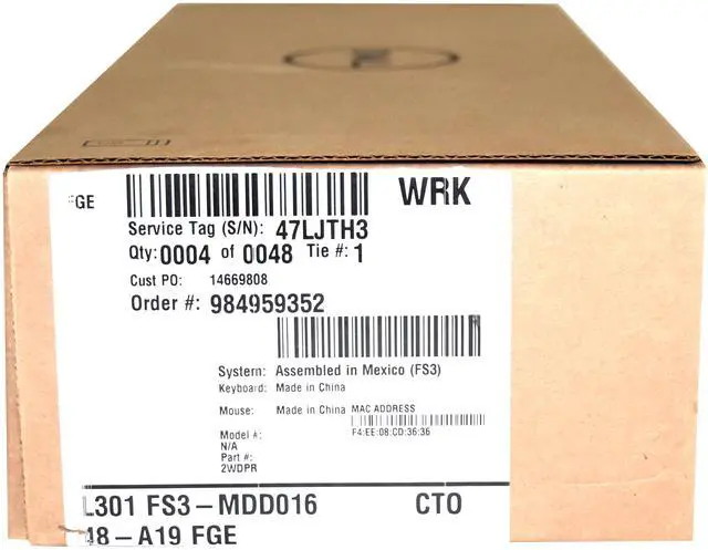 Alt view image 5 of 6 - Dell Wyse Thin Client N10D 3040 Intel Atom X5 2GB 16GB Kit 2WDPR