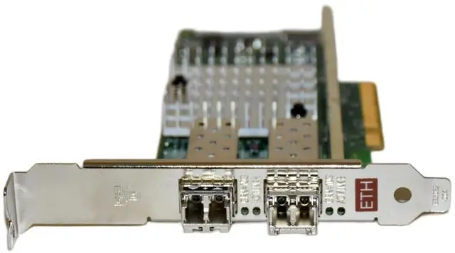 Alt view image 3 of 7 - Intel Dual-Port 10GbE SFP+ Network Adapter 82599 Chipset High-Profile Bracket E10G42BFSR