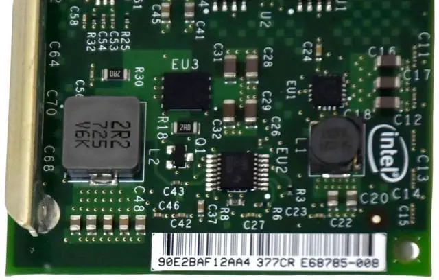 Alt view image 4 of 7 - Intel Dual-Port 10GbE SFP+ Network Adapter 82599 Chipset High-Profile Bracket E10G42BFSR