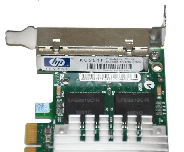 Alt view image 7 of 9 - HP EXPI9404PTL- Pro By 1000 Pt Quad Port Low Profile Server Adapter Pcie With Standard Bracket