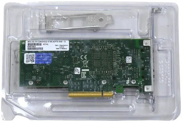 Alt view image 14 of 14 - 10Gb Dual LAN Base-T PCI-e Network Card, Intel X540 Controller, RIITOP 10Gbps Ethernet Adapter, 2 * 10Gbe RJ45 Port , Support Windows/Windows Server/Linux/Vmware/ESX