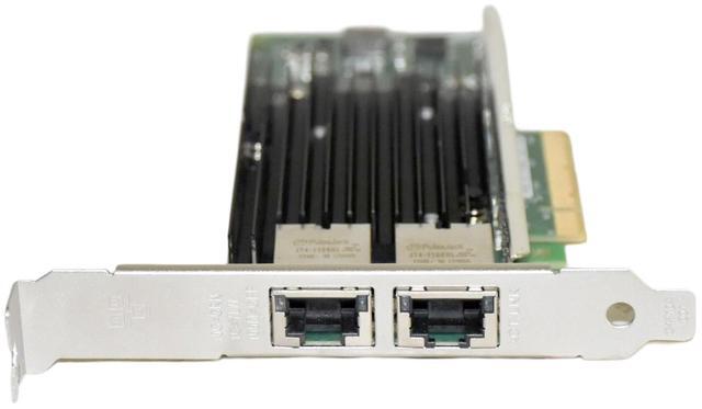Alt view image 6 of 10 - Intel X540T2 Ethernet Converged Network Adapter /10Gbps/100Mbps/1Gbps PCI Express 2.1 x8 2 x RJ45