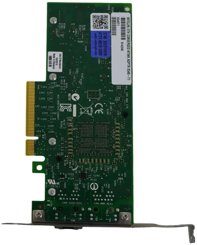 Alt view image 5 of 7 - Intel X540-T1 10 Gigabit Ethernet Converged Network Adapter 1 Port RJ-45 High Profile Bracket X540-T1