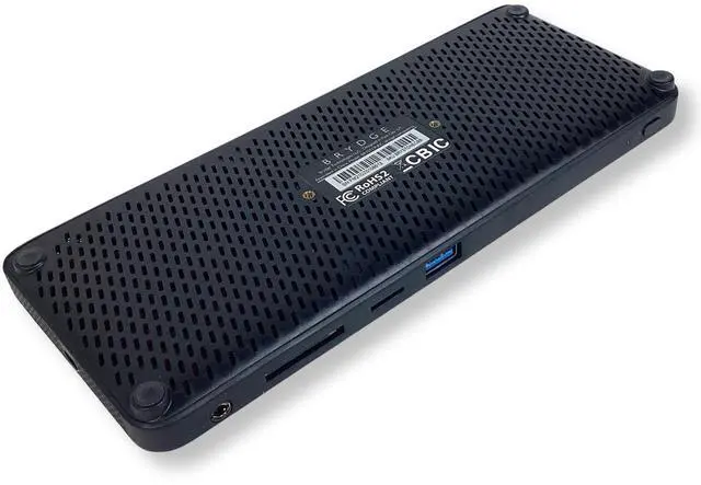 Alt view image 4 of 7 - Brydge Stone C Docking Station, 12 Expansion Ports, Windows 10 & 11 Laptop Compatible, Dock Supports Multiple Displays, 100 Watts of Power, USB-A, USB-C, HDMI, DP, 3.5mm, SD, MicroSD
