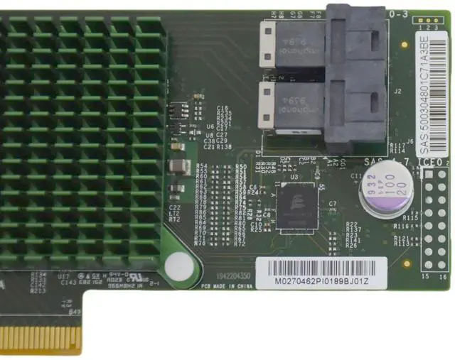 Alt view image 2 of 7 - Supermicro AOC-S3008L-L8E 8-Port 12Gb/s SAS HBA PCIe 3.0 x8 Internal Adapter Broadcom SAS3008 AOC-S3008L-L8e-NI22