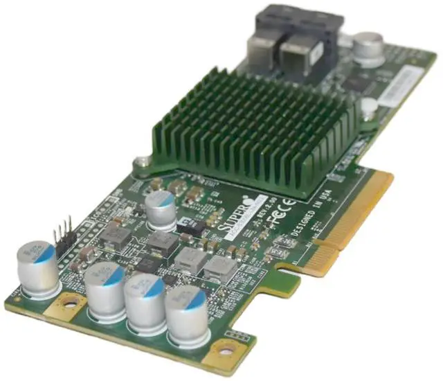 Alt view image 4 of 7 - Supermicro AOC-S3008L-L8E 8-Port 12Gb/s SAS HBA PCIe 3.0 x8 Internal Adapter Broadcom SAS3008 AOC-S3008L-L8e-NI22