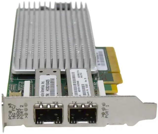 Alt view image 7 of 7 - QLogic QLE8362-ORL Dual-Port 16Gb Fibre Channel 10Gb Ethernet PCIe Card QLE8362-ORL