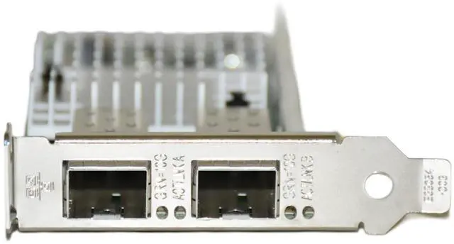 Alt view image 5 of 7 - Dell X520-DA2 10GbE Dual Port SFP+ Network Adapter Low Profile Intel 82599 Chipset 942V6