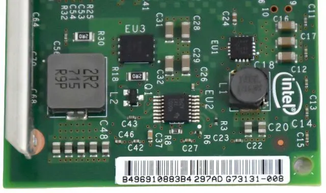 Alt view image 4 of 7 - Dell X520-DA2 10GbE Dual Port SFP+ Network Adapter Low Profile Intel 82599 Chipset 942V6