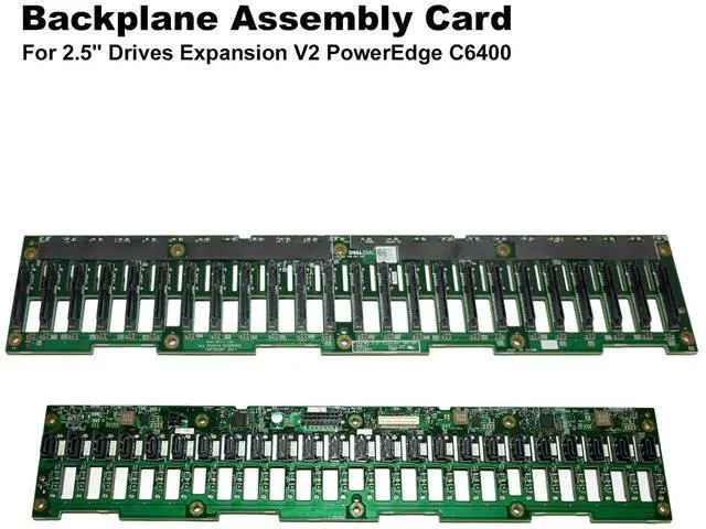 Main image of Dell PowerEdge C6400 Backplane V2 24 x 2.5" SAS SATA NVMe Drive Expansion Module 39MK7