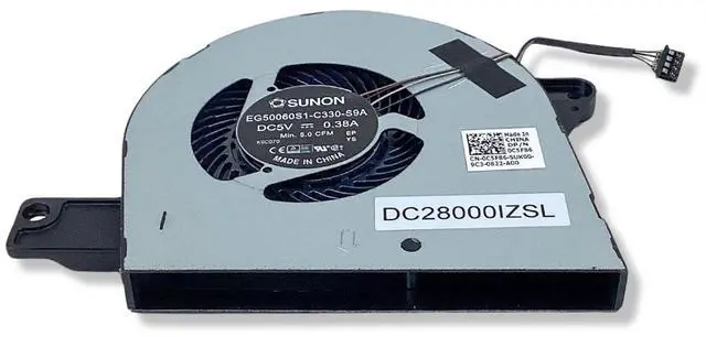 Alt view image 2 of 6 - Dell Latitude 5580 Precision 3520 CPU Cooling Fan C5F86 0C5F86