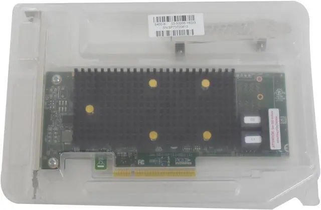 Alt view image 6 of 6 - Broadcom LSI 9400-8i Tri-Mode HBA 8-Port 12Gb/s SAS SATA NVMe PCIe 3.0 x8 Includes Full & Low Profile Brackets 9400-8I
