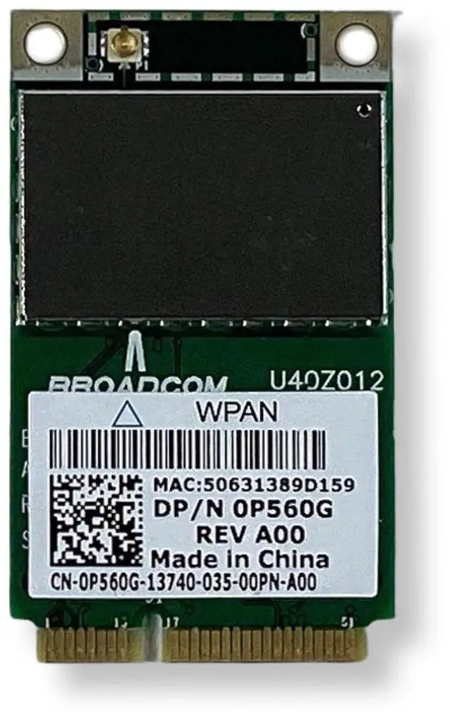 Alt view image 3 of 5 - Dell Latitude E5400 Mini PCIe Wireless Bluetooth Cards LOT OF 2 P560G