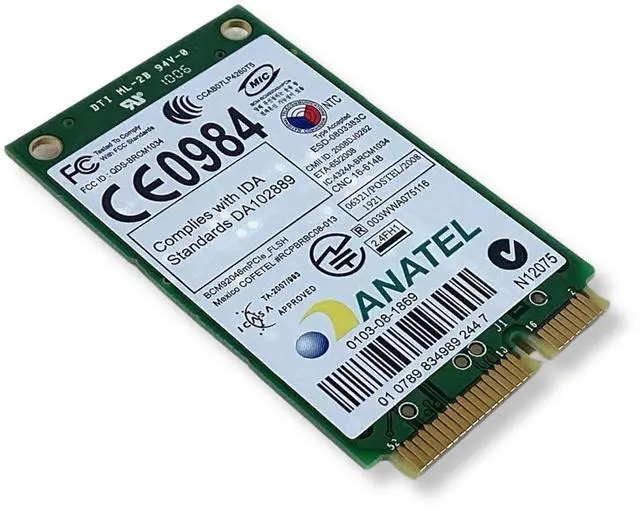 Alt view image 2 of 5 - Dell Latitude E5400 Mini PCIe Wireless Bluetooth Cards LOT OF 2 P560G