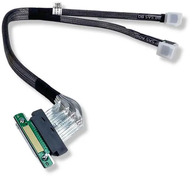 Alt view image 4 of 7 - Dell PERC Dual Mini SAS 17" HDD RAID Cable SFF-8643 for PowerEdge R630 R730 DK50W