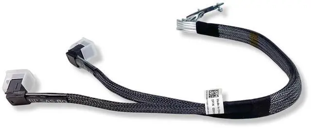 Alt view image 2 of 7 - Dell PERC Dual Mini SAS 17" HDD RAID Cable SFF-8643 for PowerEdge R630 R730 DK50W