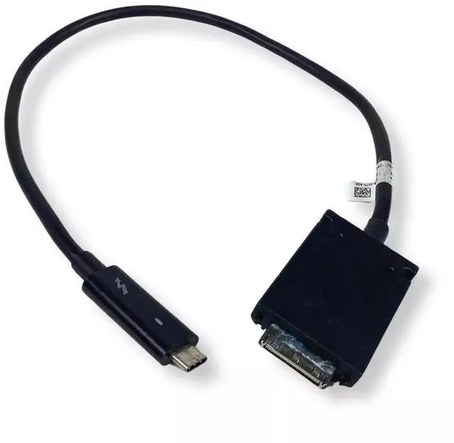 Alt view image 3 of 5 - Dell Thunderbolt 3 USB-C Cable for TB15/TB16 Docking Station (K16A, K17A) High-Speed 40Gbps  3V37X