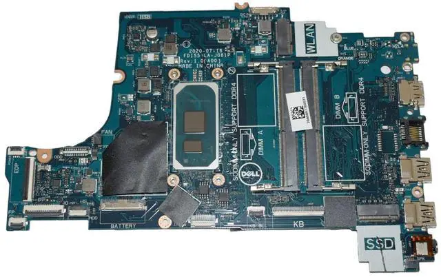 Alt view image 4 of 7 - Dell Inspiron 3493 Motherboard Intel Core i3-1005G1 Integrated Graphics Laptop System Board
TW31C