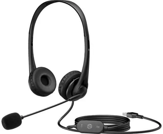 Alt view image 2 of 5 - Hewlett Packard 428H5AA#ABL Hp Stereo Usb-a Headset G2