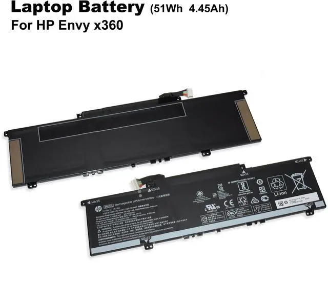 Alt view image 2 of 6 - New Genuine HP Envy X360 BN03XL L77034-005 Battery 51WH