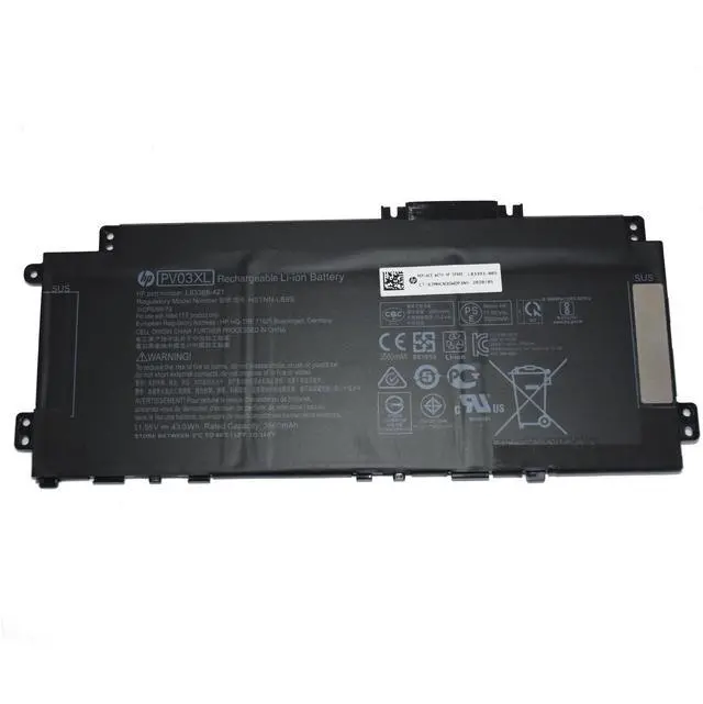 Alt view image 4 of 7 - New PP03XL PV03XL Battery for HPPavilion 13 14 x360 13-BB 14-DV 14-DK 15-EH Series HSTNN-DB9X HSTNN-LB8S L83393-005 L83393-006 L83388-421