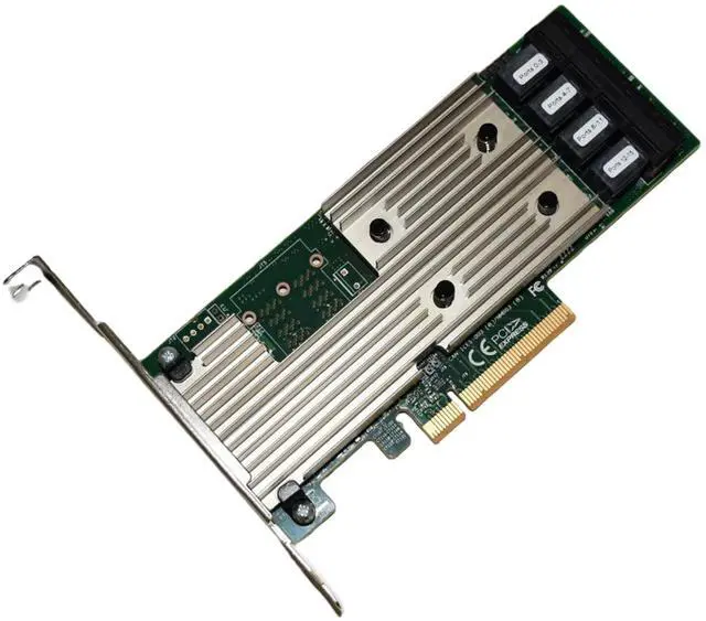Alt view image 3 of 8 - SAS9305-16I LSI SAS 9305-16I 16 Port PCIe 3.0 x8 12 Gb/s Host Bus Adapter