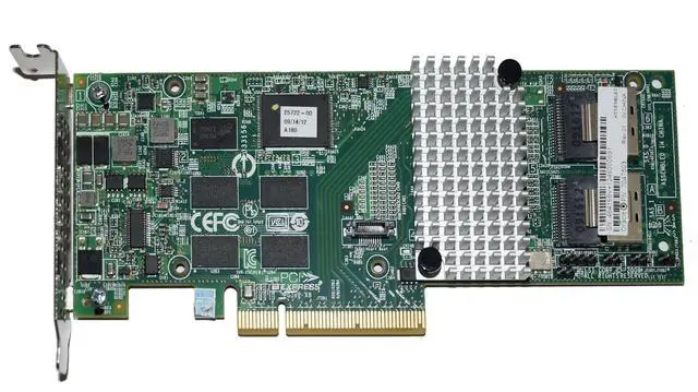 Alt view image 3 of 6 - LSI MegaRAID 8-Port 6Gb/s SATA SAS PCIe 2.0 x8 RAID Controller Card  9261-8i