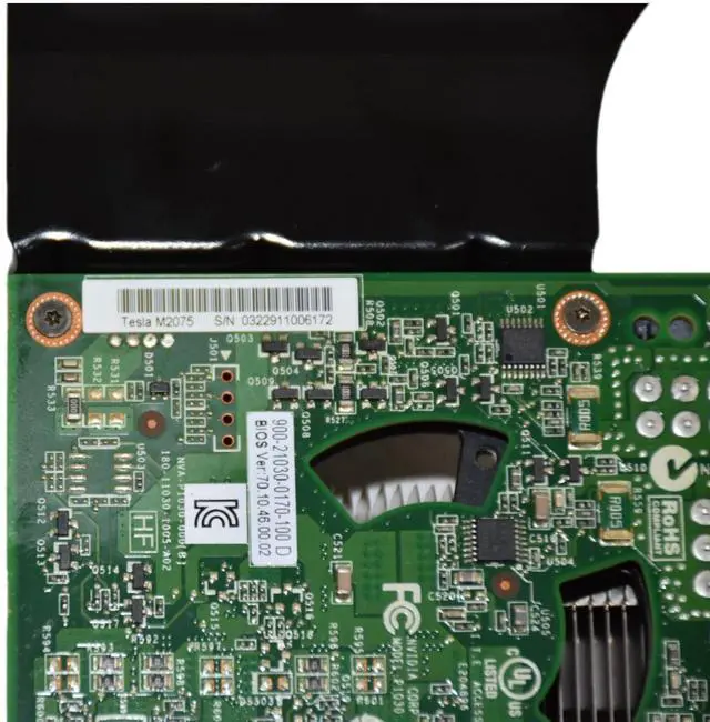 Alt view image 4 of 7 - Nvidia Tesla M2075 6GB GDDR5 PCI-Express 2.0 x16 Server GPU Accelerator 0C5TR1 C5TR1