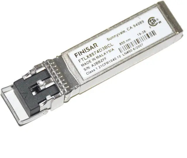 Alt view image 3 of 6 - Finisar 10Gb SFP+ SR Transceiver Module 850nm LC Duplex Multi-Mode 400m FTLX8574D3BCL