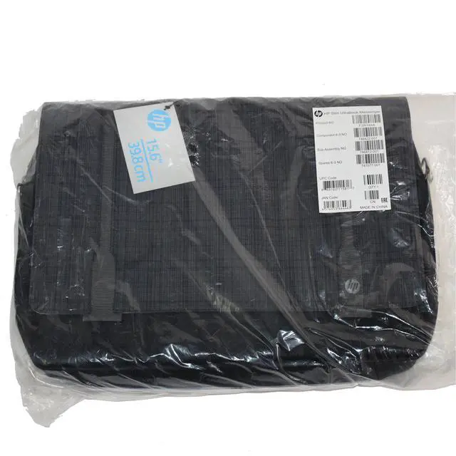 Alt view image 6 of 6 - HP Slim Ultrabook Messenger Bag  15.6" Laptop Carrying Case Adjustable Shoulder Strap F3W14AA