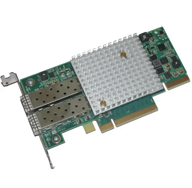 Alt view image 4 of 6 - Intel X520-DA2 10Gbps Dual-Port SFP+ PCIe Ethernet Converged Network Adapter with Low Profile Bracket E69818