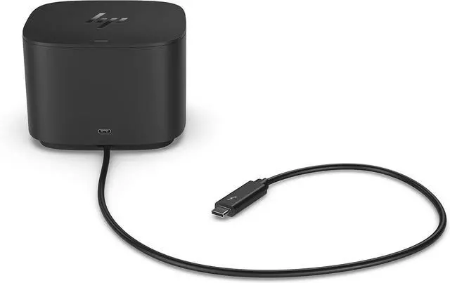 Alt view image 3 of 7 - HP HSN-IX01 Thunderbolt Dock G2 120W Docking Station, USB-C, 3DB43AV#ABA, Dual 4K Display, Ethernet, Black